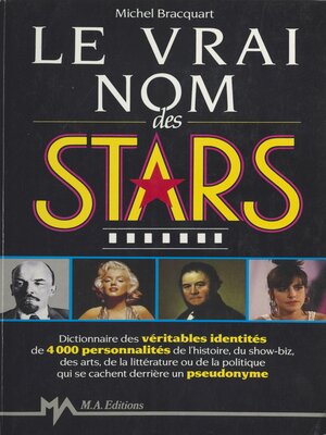 cover image of Le vrai nom des stars